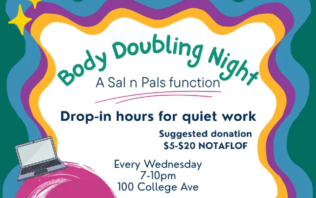 Body Doubling Night with Sal n Pals