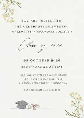 Celebration Evening: 2026