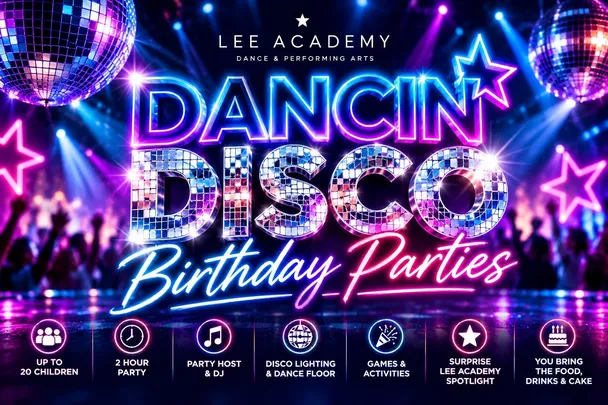 Lee Academy Dancin’ Disco – Kids Birthday Parties