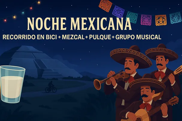 Noche Mexicana: Recorrido en Bici + Mezcal + Pulque + Grupo