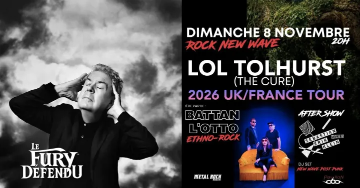 Lol Tolhurst(The Cure)/ Battan l'Otto / Sebastian Erik Klein