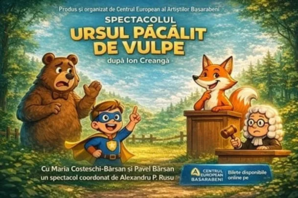 Ursul pacalit de vulpe