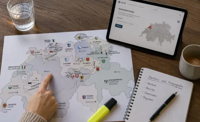 Kantons- und Ortsgeografie lernen – Dein Geografie-Portfolio
