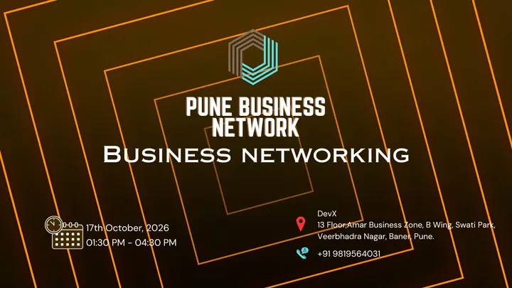 PUNE BUSINESS NETWORK BUSINESS NETWORKING