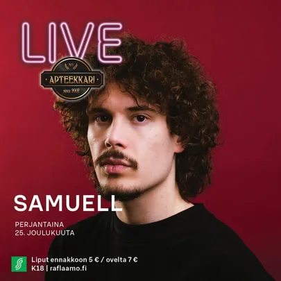 APTEEKKARI LIVE: SAMUELL 25.12