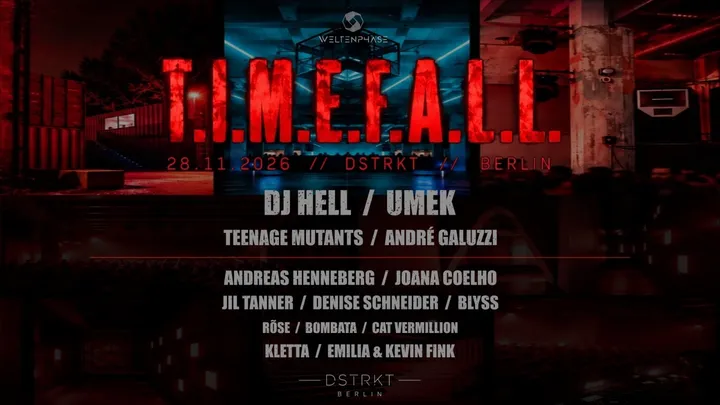 T.I.M.E.F.A.L.L. - Umek - DjHell - A.Galuzzi - Teenage Mutants - A.Henneberg uvm