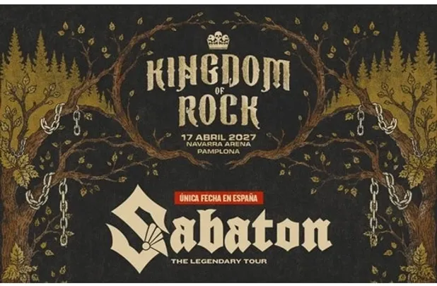 KINGDOM OF ROCK 2027: Sabaton + artistas por confirmar