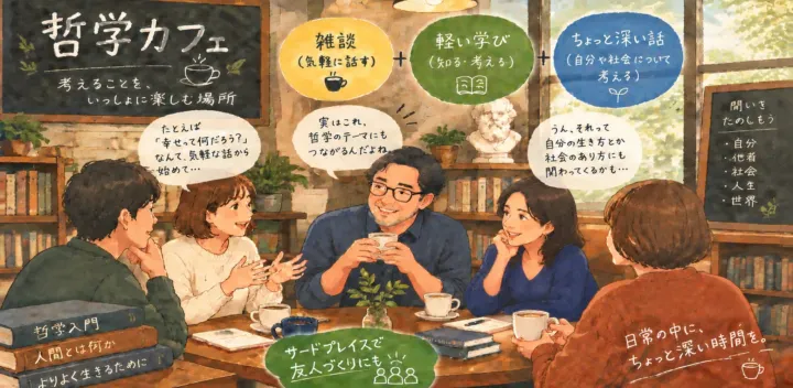 会話を楽しもう！第10回哲学を学び始めたい人向け哲学カフェ(という名の雑談会＋軽く哲学)勉強会