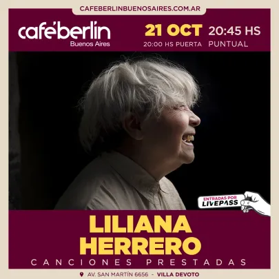Liliana Herrero en Café Berlín