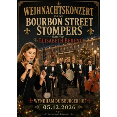 THE BOURBON STREET STOMPERS feat. Betty Berent Nikolauskonzert im Duisburger Hof