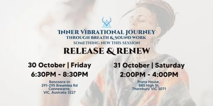 Inner Vibrational Journey through Breath & Sound Work