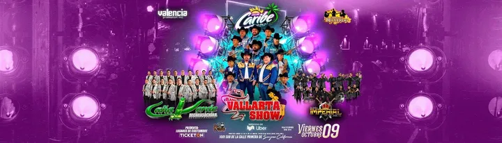 CAÑA VERDE, BANDA VALLARTA SHOW Y MAS