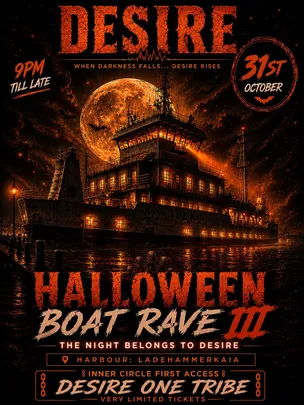 DESIRE//HALLOWEEN BOAT RAVE III
