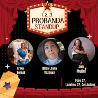 1, 2, 3 Probanda Stand up - 14 de noviembre