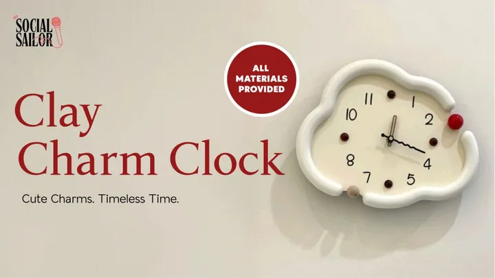 Clay Charm Clock - Bengaluru