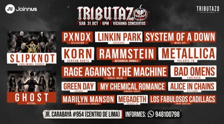 TRIBUTAZO HALLOWEEN 2026