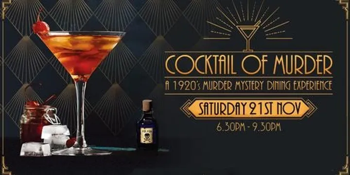 Cluedunnit | COCKTAIL OF MURDER - Murder Mystery Dinner - Castlereagh Hotel - Sydney