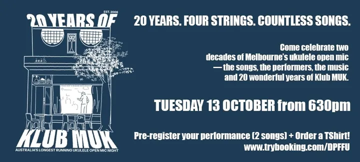 KLUB MUK 20th Anniversary REGISTRATION & TShirt Order