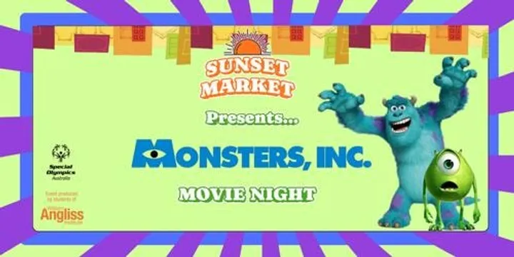 Sunset Market Movie Night: Monsters, Inc.