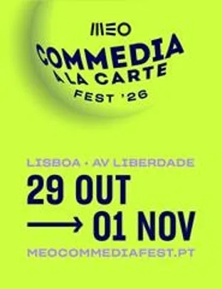 MAIS À LARGA | MEO COMMEDIA À LA CARTE FEST"26.