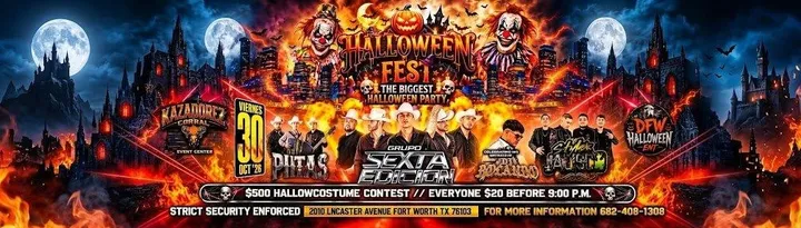 HALLOWEEN FEST CON GRUPO SEXTA EDICION, & MAS