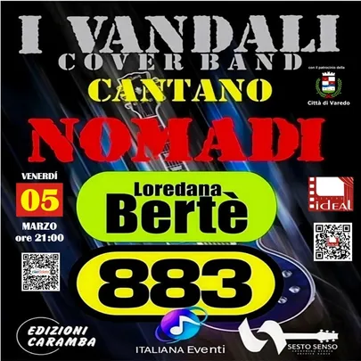 NOMADI - BERTE' - 883 - I VANDALI COVER BAND