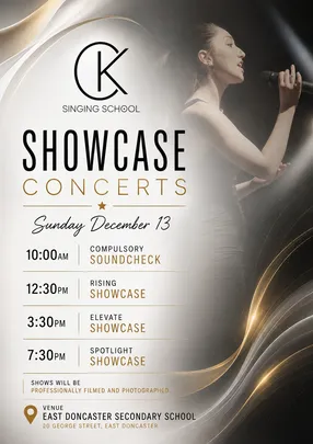 CK Singing School 2026  Showcase Concerts