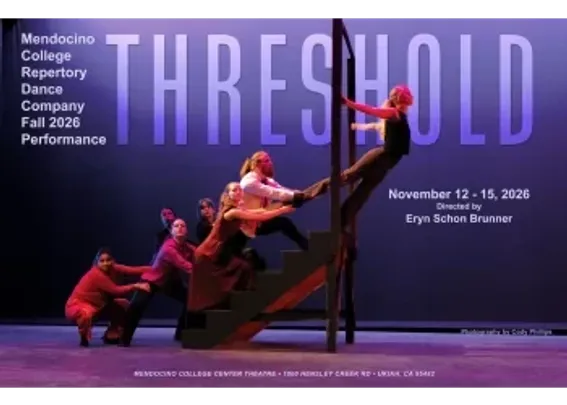 "Threshold", Mendocino College Repertory Dance Company Fall 2026 Performance