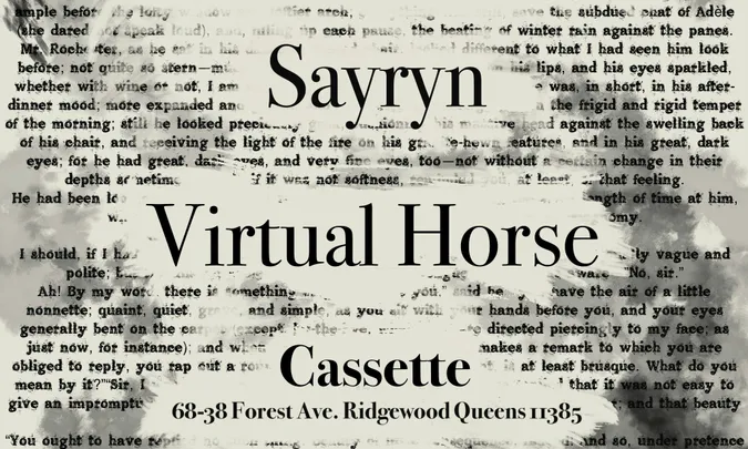 FRANCES BAKER, SAYRYN, VIRTUAL HORSE