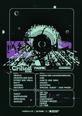 FABRICLIVE X Critical Sound