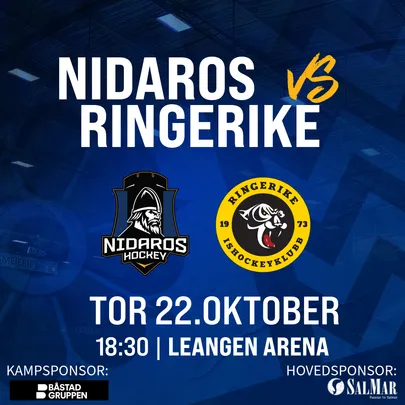 Nidaros Hockey vs Ringerike 22.10.26