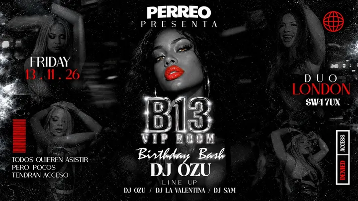 LONDON VIP B13 PERREO