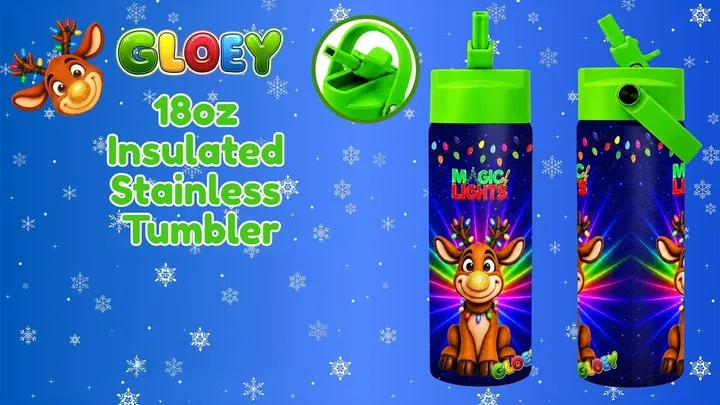 Magic Of Lights: Gloey Kids 18 oz Tumbler- This is NOT an Event Ticket