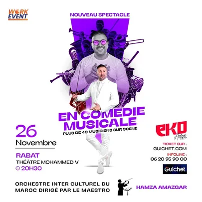 EKO – « En Comédie Musicale » à Rabat