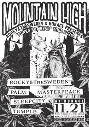 [大阪] ROCKY &amp; The SWEDEN “MOUNTAIN HIGH – PUNKS POT HEAD TOUR 2026”