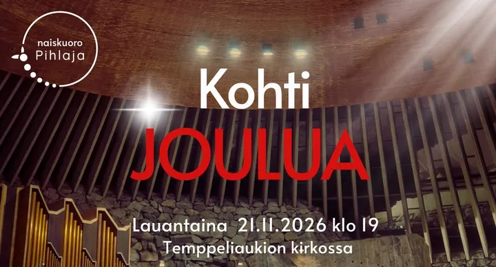 Kohti joulua - Pihlajan konsertti Temppeliaukion Kirkossa