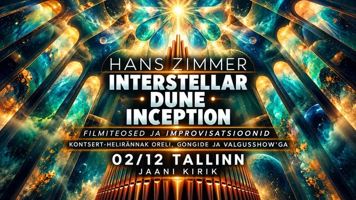 HANS ZIMMER. CONCERT–SOUND JOURNEY WITH ORGAN, GONGS & VIDEO PROJECTIONS