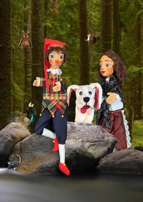 Kasper und Bello retten den Wald - Handpuppenspiel für Kinder ab vier Jahren