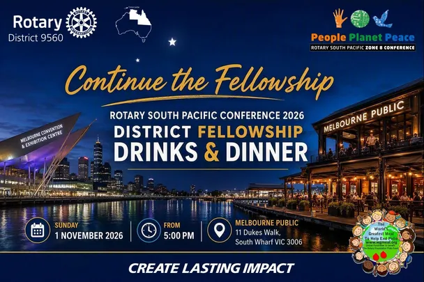 Rotary South Pacific Conference - D9560 Sunday Fellowship