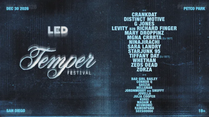 Temper Festival 2026 - Coupon Code 'RAVEFAM'