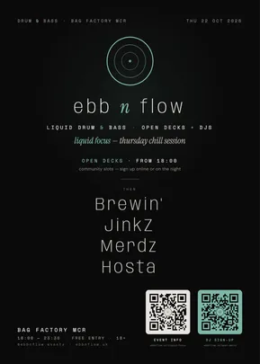 ebb n flow #0: intro & open decks - liquid focus