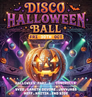 Disco Halloween Ball | 30th Oct | Conchilla