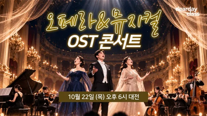 [대전] 10월 오페라&뮤지컬 OST 무료 콘서트