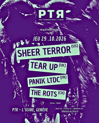 Sheer Terror (US), Tear Up (UK) & more