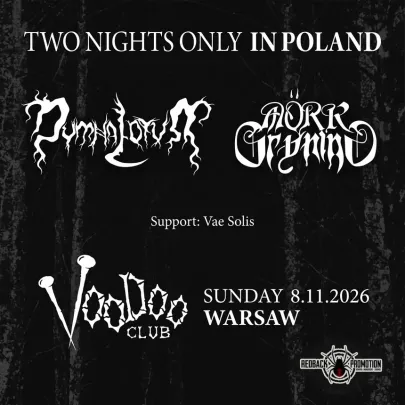 Dymna Lotva (BLR/PL) + Mörk Gryning (SWE) @ VooDoo Club, Warsaw