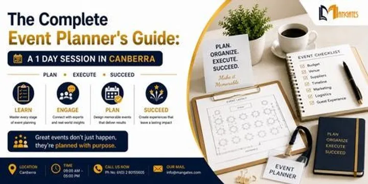 The Complete Event Planner's Guide: A 1 Day Session in Canberra