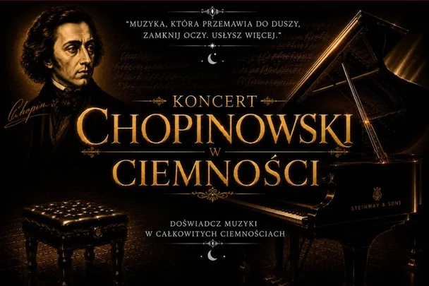 KONCERT CHOPINOWSKI W CIEMNOŚCI