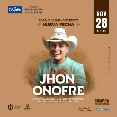 JHON ONOFRE EN CONCIERTO