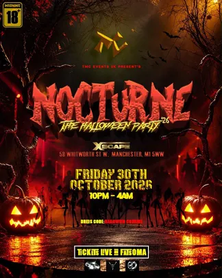 NOCTURNE: THE HALLOWEEN PARTY - Afrobeats/HipHop/Amapiano/RnB/DanceHall