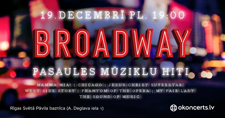 Broadway - pasaules mūziklu hiti